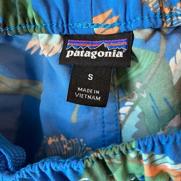 Patagonia - Blue printed summer shorts - Picture 4 of 7